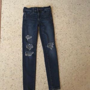 American Eagle ripped jeans